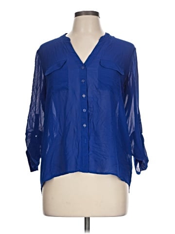 Dna Couture 3/4 Sleeve Blouse (view 1)