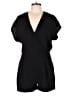 Diane von Furstenberg Solid Black Romper Size 8 - photo 1