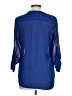 Dna Couture 100% Polyester Blue 3/4 Sleeve Blouse Size L - photo 2