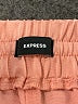 Express 100% Polyester Solid Tan Athletic Shorts Size L - photo 3