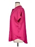 Old Navy 100% Polyester Pink Short Sleeve Blouse Size XL - photo 5