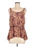 Everleigh 100% Rayon Brown Sleeveless Blouse Size M - photo 1