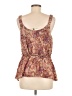 Everleigh 100% Rayon Brown Sleeveless Blouse Size M - photo 2