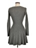 Assorted Brands Solid Gray Casual Dress Size M - photo 2