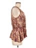 Everleigh 100% Rayon Brown Sleeveless Blouse Size M - photo 4
