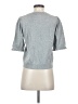 1.State Solid Gray Silver Pullover Sweater Size S - photo 2