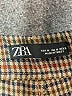 Zara Plaid Brown Casual Pants Size M - photo 7
