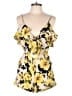 JOA 100% Polyester Floral Yellow Romper Size M - photo 1