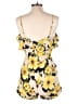 JOA 100% Polyester Floral Yellow Romper Size M - photo 2