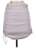 Zara 100% Polyester Solid Gray Casual Skirt Size S - photo 1