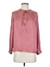 J.Crew 100% Polyester Pink Long Sleeve Blouse Size XXS - photo 1
