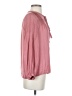 J.Crew 100% Polyester Pink Long Sleeve Blouse Size XXS - photo 4