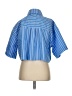 Steve Madden 100% Polyester Stripes Blue 3/4 Sleeve Blouse Size XS - photo 2
