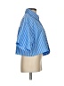 Steve Madden 100% Polyester Stripes Blue 3/4 Sleeve Blouse Size XS - photo 4