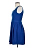 Assorted Brands Solid Blue Casual Dress Size S - photo 5
