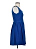 Assorted Brands Solid Blue Casual Dress Size S - photo 4