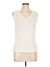 Doncaster Collection Ivory Sweater Vest Size L - photo 1