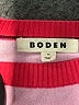 Boden Color Block Pink Pullover Sweater Size XS - photo 6