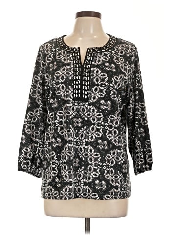 Cathy Daniels 3/4 Sleeve Blouse (view 1)