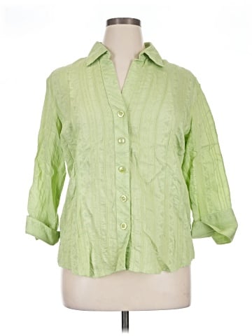 Coldwater Creek 3/4 Sleeve Button-Down Shirt (view 1)