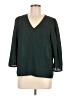 Calvin Klein 100% Polyester Green 3/4 Sleeve Blouse Size M - photo 1