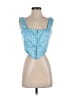 Princess Polly Blue Sleeveless Blouse Size 6 - photo 1