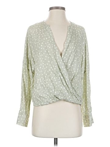 Vince. 3/4 Sleeve Silk Top (view 1)