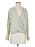 Vince. Green 3/4 Sleeve Silk Top Size S - photo 1