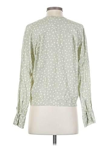 Vince. 3/4 Sleeve Silk Top (view 2)