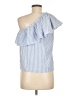 Vineyard Vines 100% Cotton Blue Sleeveless Blouse Size 8 - photo 2