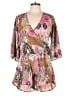 Elan 100% Polyester Paisley Pink Romper Size S - photo 1