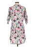 Assorted Brands Floral Gray Casual Dress Size L (estimated) - photo 2