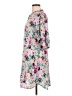 Assorted Brands Floral Gray Casual Dress Size L (estimated) - photo 5