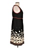 Max Studio Graphic Black Casual Dress Size L - photo 4