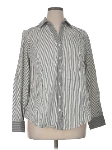 Lane Bryant Long Sleeve Button-Down Shirt (view 1)