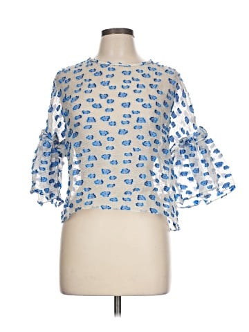 The Fold 3/4 Sleeve Blouse (view 1)