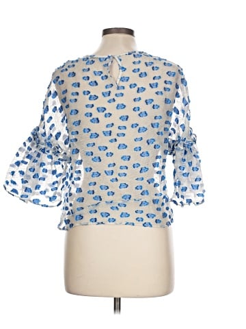 The Fold 3/4 Sleeve Blouse (view 2)