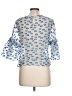 The Fold Blue 3/4 Sleeve Blouse Size 12 - photo 2