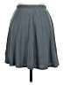 Moa Moa Solid Gray Casual Skirt Size L - photo 1