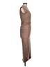 Be Cool Solid Brown Casual Dress Size M - photo 4