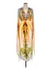 Venus Print Orange Cocktail Dress Size XL - photo 1