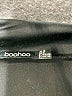 Boohoo 100% Polyester Black Coat Size 8 - photo 8