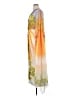 Venus Print Orange Cocktail Dress Size XL - photo 5