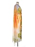 Venus Print Orange Cocktail Dress Size XL - photo 4