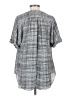 Worthington 100% Polyester Gray Short Sleeve Blouse Size S (petite) - photo 2