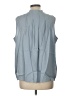 Lewit Blue Sleeveless Blouse Size L - photo 2