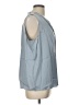 Lewit Blue Sleeveless Blouse Size L - photo 4