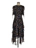 CeCe 100% Polyester Floral Black Cocktail Dress Size 4 - photo 1