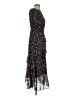 CeCe 100% Polyester Floral Black Cocktail Dress Size 4 - photo 4