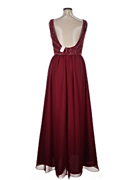 sachin and babi light blue dress Adrianna Papell Beaded V-Neck Gown